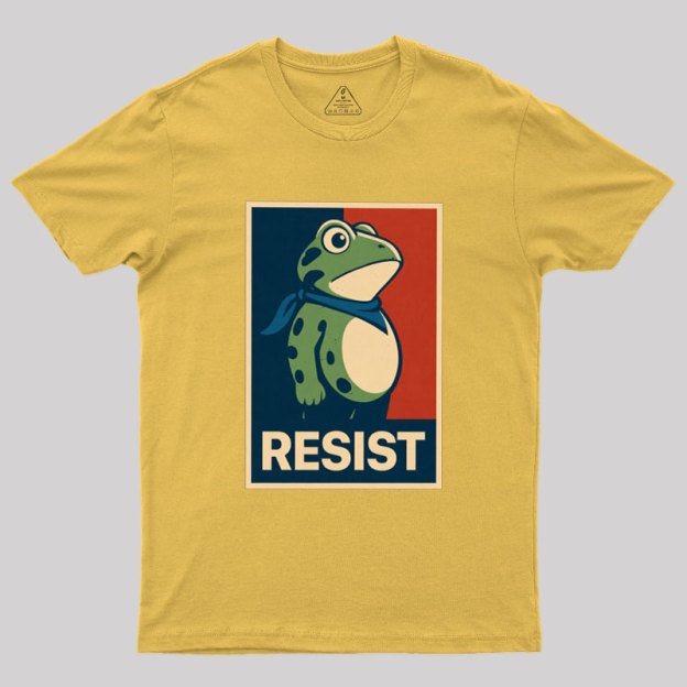 Frog Protest Geek T-Shirt