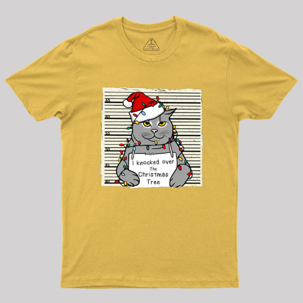 Christmas Cat Geek T-Shirt