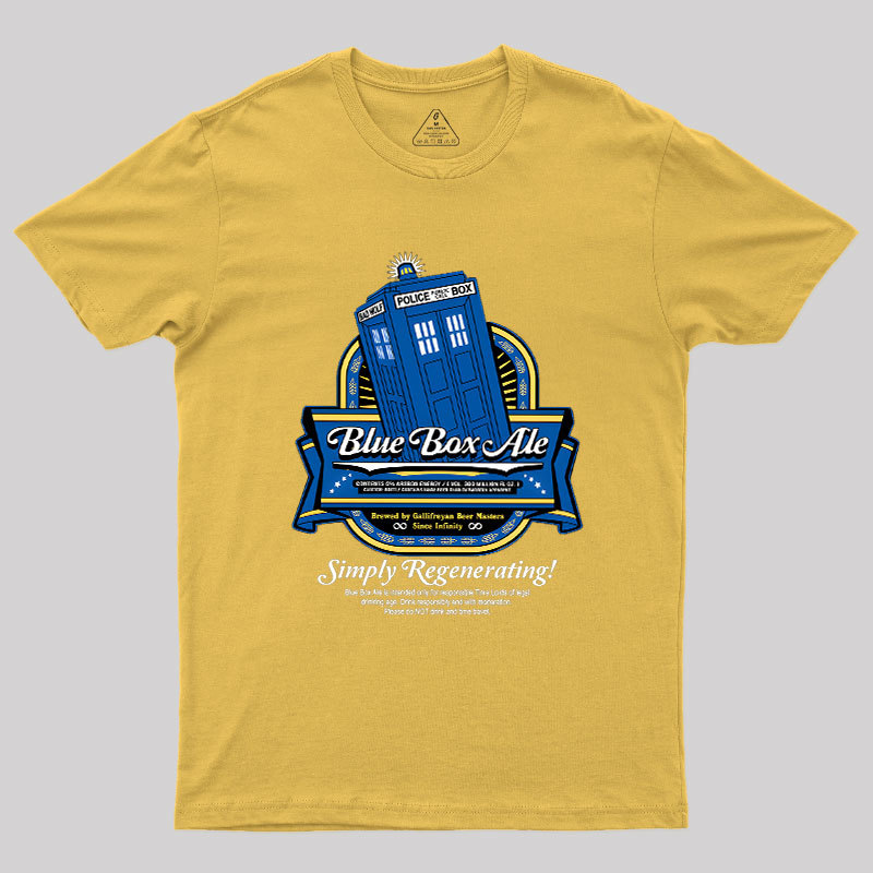 Blue Box Ale Geek T-Shirt