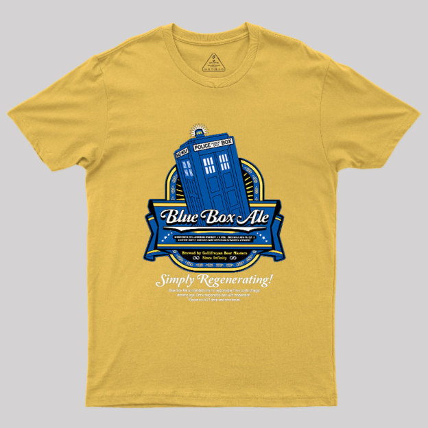 Blue Box Ale Geek T-Shirt
