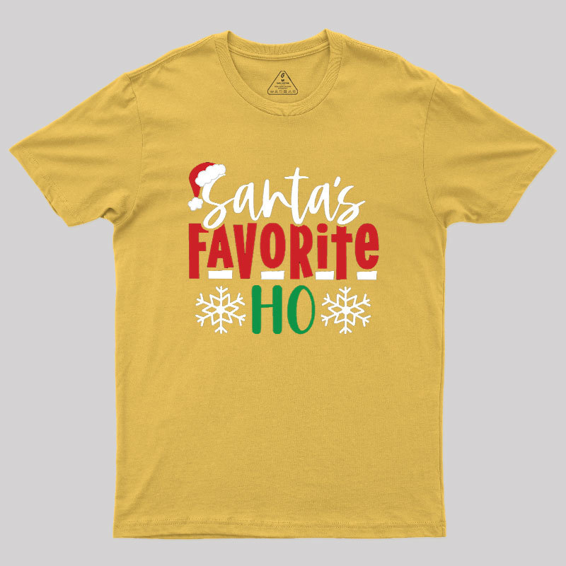 Santas Favourite Ho Funny Geek T-Shirt