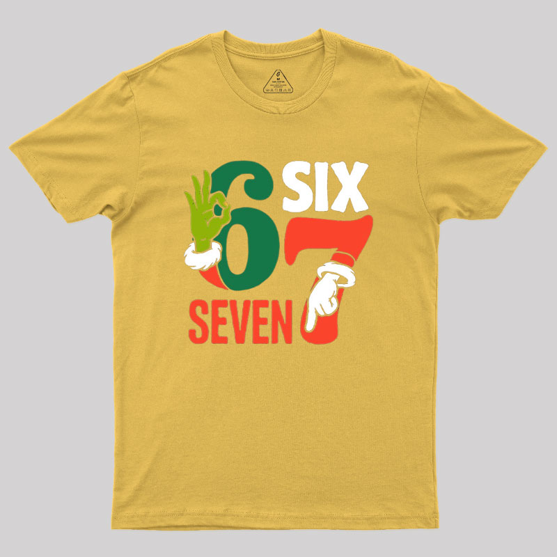 Funny 67 Meme Geek T-Shirt