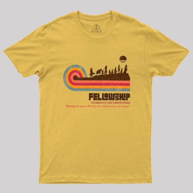 Fellowship of the Retro Tour Geek T-Shirt
