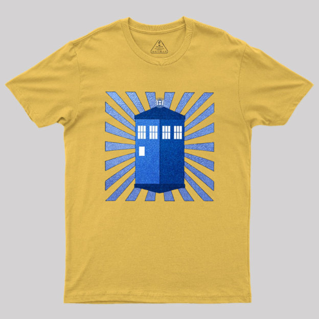 TARDIS Stained Glass Geek T-Shirt