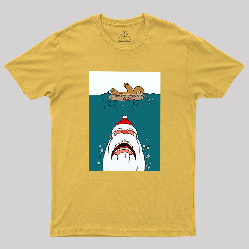 Santa Shark Geek T-Shirt