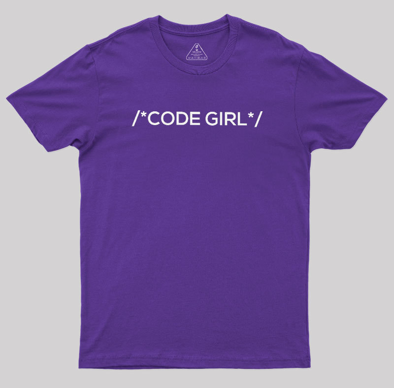 Coder Girl Programmer Geek T-Shirt