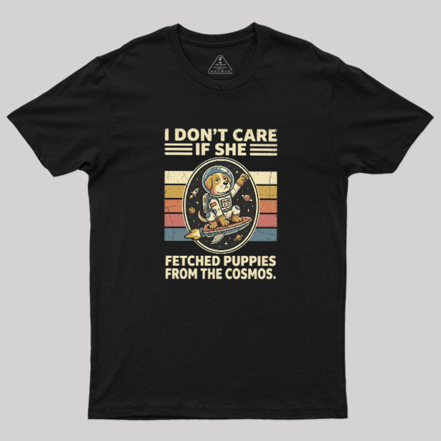Astronaut Pup Geek T-Shirt