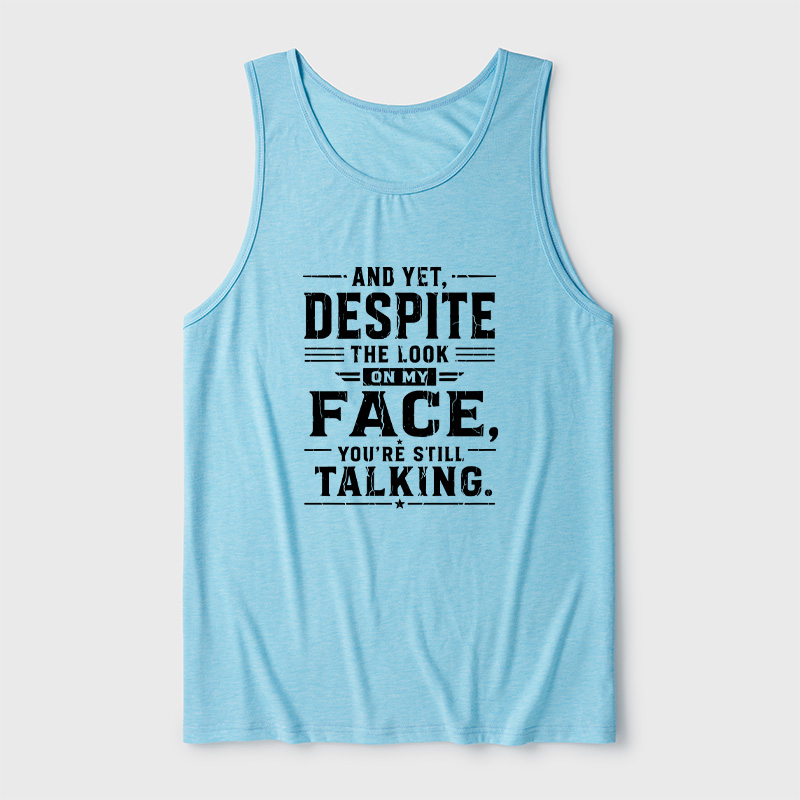 Funny Words Ultra Soft Heather Tank