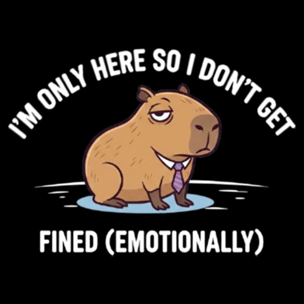 I��m Only Here So I Don��t Get Fined Geek T-Shirt