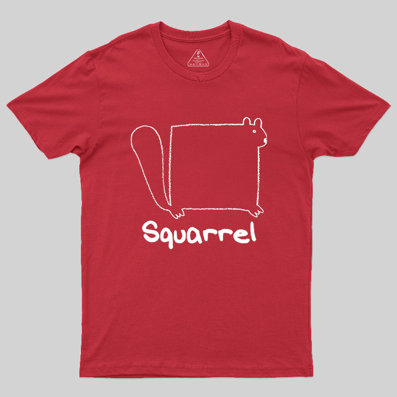 Funny Squarrel Squirrel Meme Geek T-Shirt