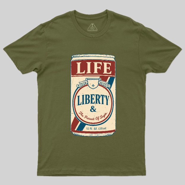 Independence Day Beer Lover Geek T-Shirt