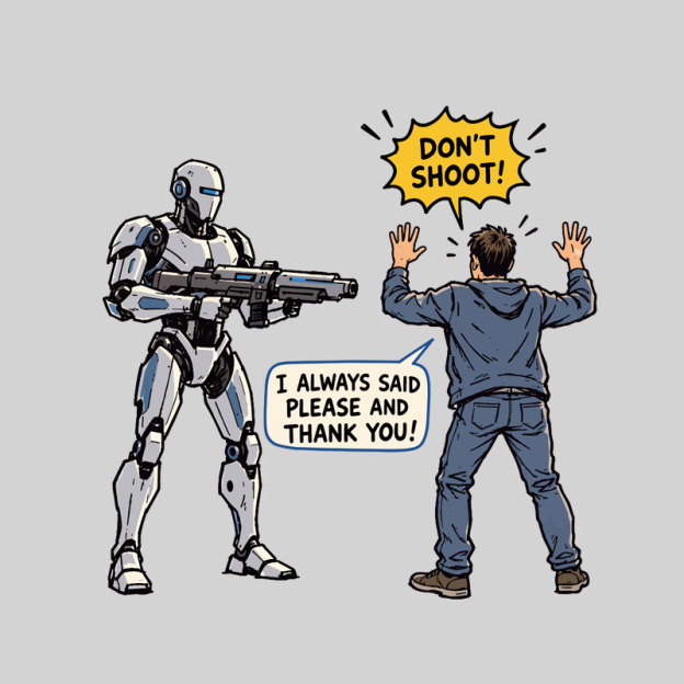 Polite Survival Geek T-Shirt