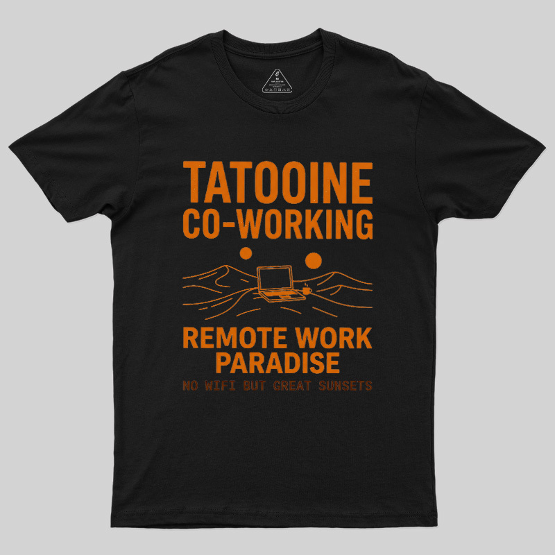 No WiFi Great Sunsets Remote Work Geek T-Shirt