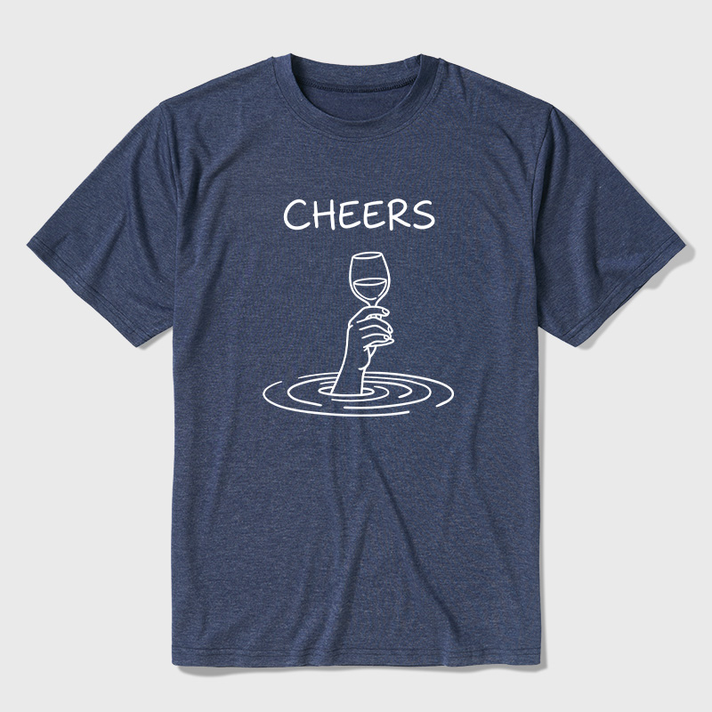 Cheers Ultra Soft Heather Tees