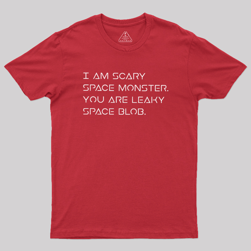 Scary Space Monster Geek T-Shirt