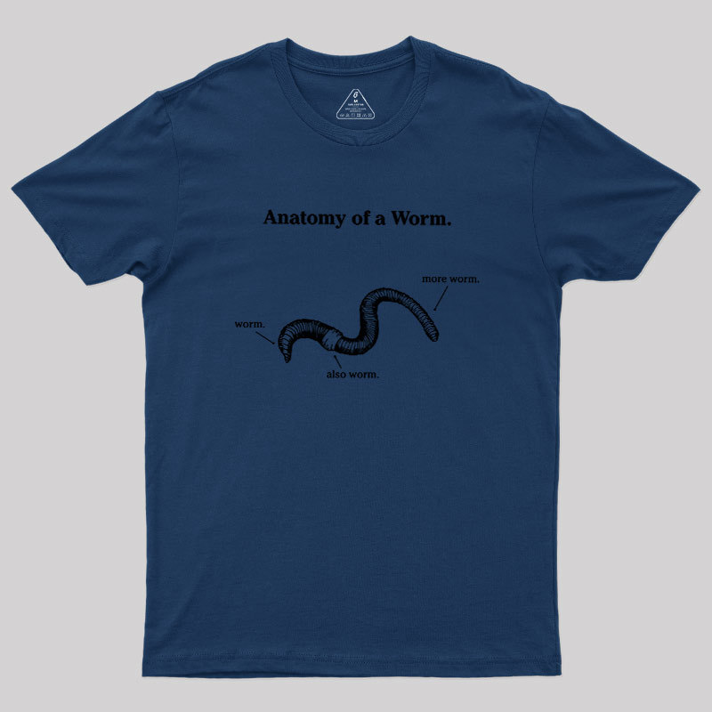 Anatomy Of A Worm Geek T-Shirt