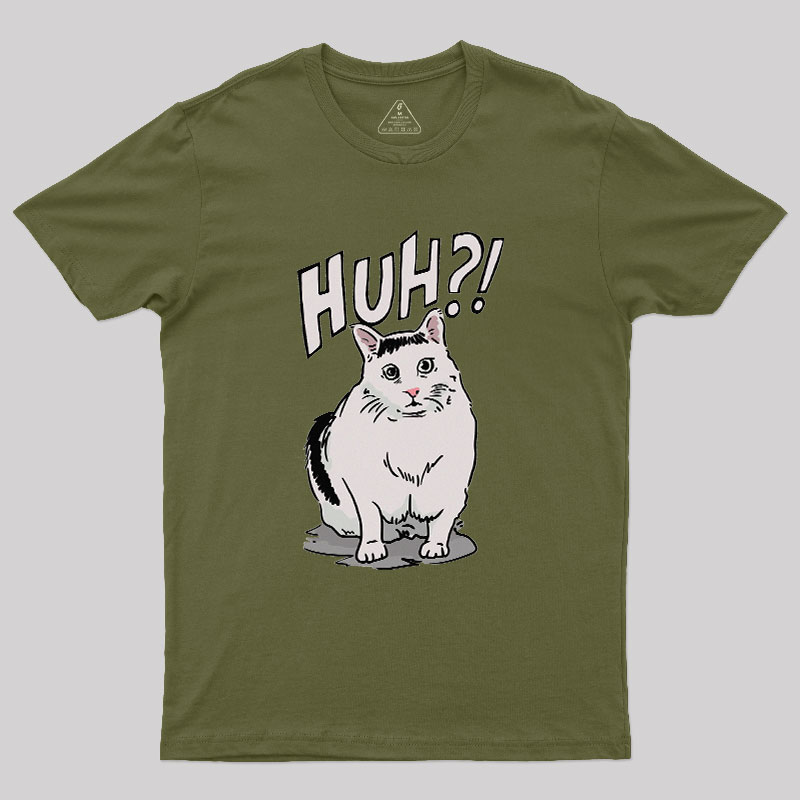 Huh Cat Geek T-Shirt