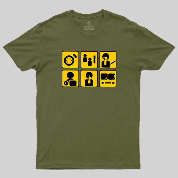 People On The Bus Geek T-Shirt
