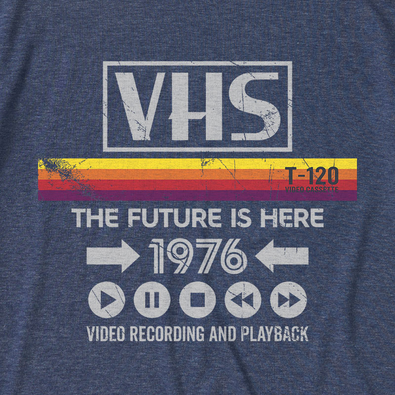 VHS The Future Ultra Soft Heather Tee