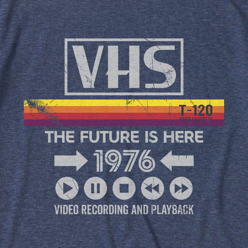 VHS The Future Ultra Soft Heather Tee
