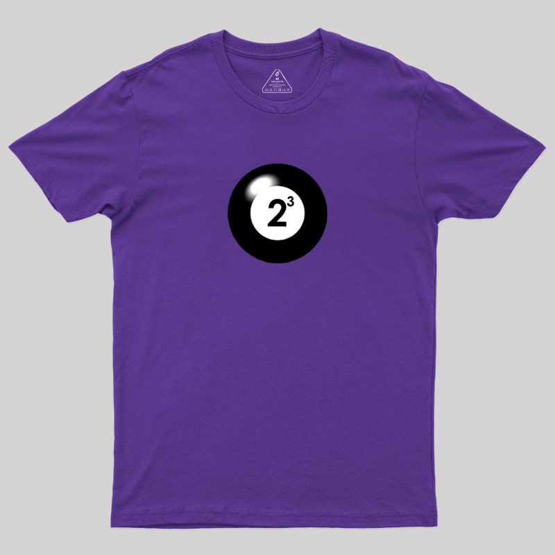 Funny Math 8 Ball Geek T-Shirt