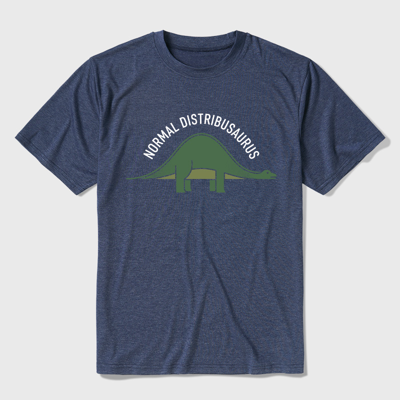 Normal Distribusaurus Ultra Soft Heather Tees
