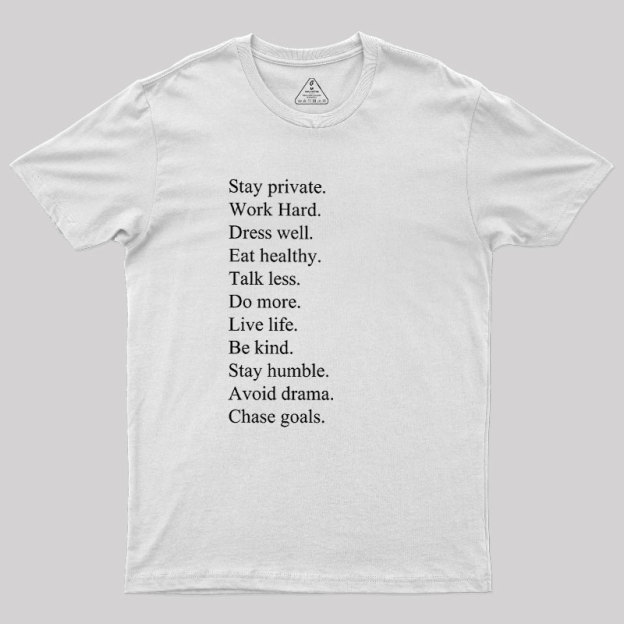 Stay Private Geek T-Shirt