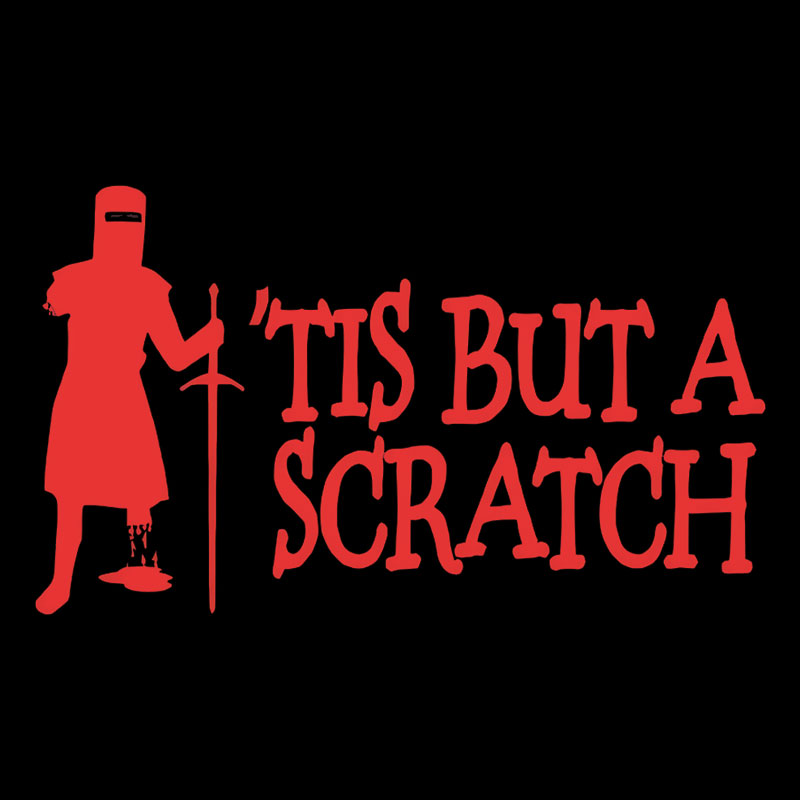 TIS BUT A SCRATCH Geek T-Shirt