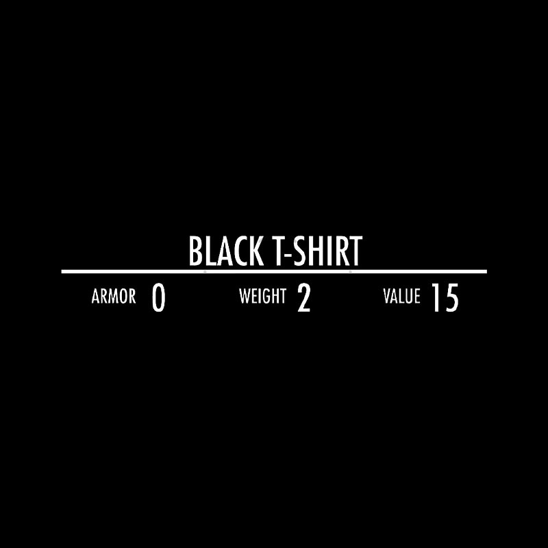 Black Oversized Geek T-Shirt