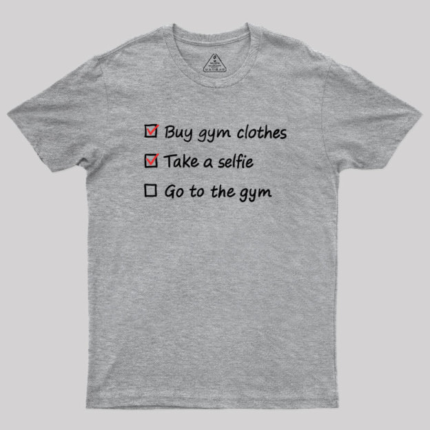 Gym Checklist Geek T-Shirt