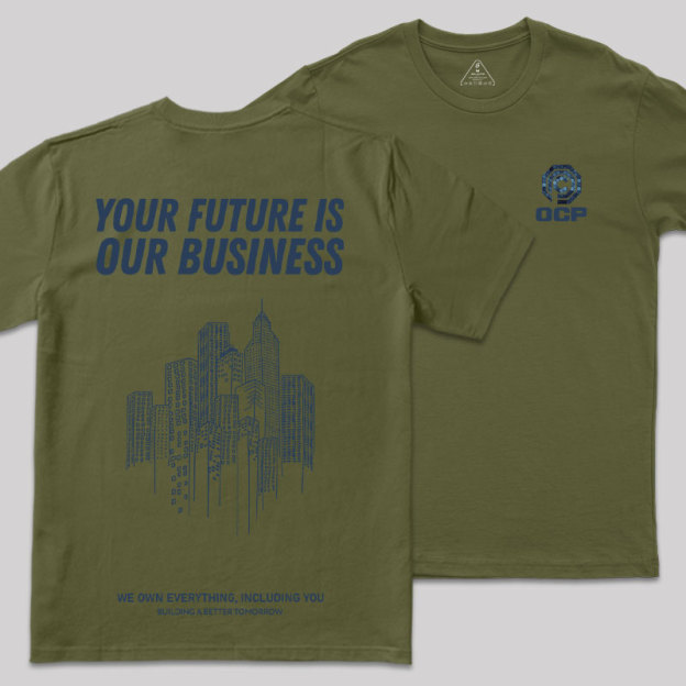 Robocop OCP Front and Back Printing Geek T-Shirt
