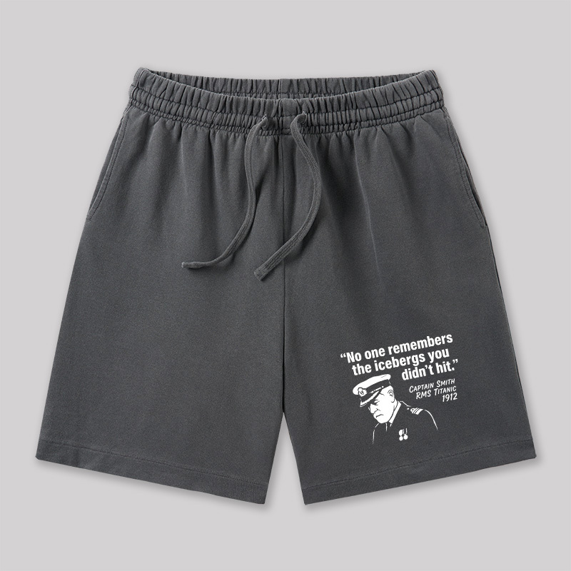 The Unseen Icebergs Geeky Washed Shorts