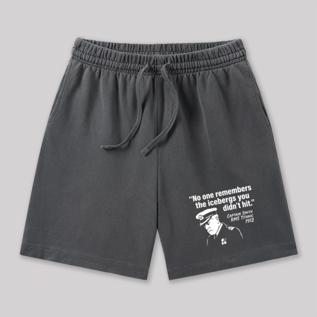 The Unseen Icebergs Geeky Washed Shorts