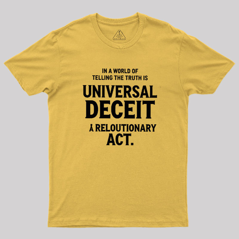 Truth Amid Deceit Geek T-Shirt