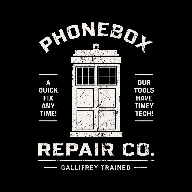 Phonebox Repair Co Geek T-Shirt