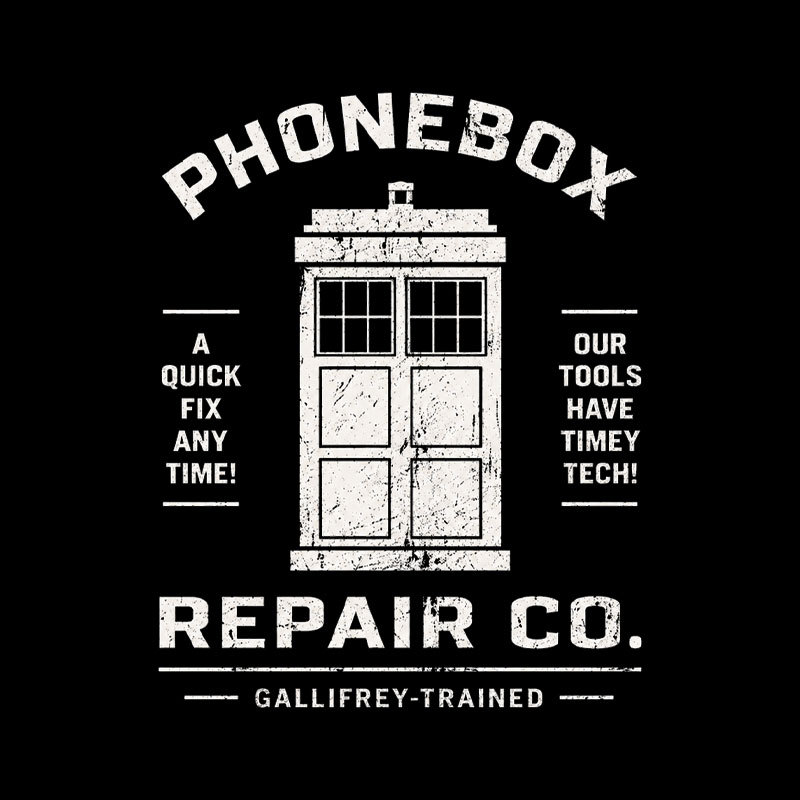 Phonebox Repair Co Geek T-Shirt