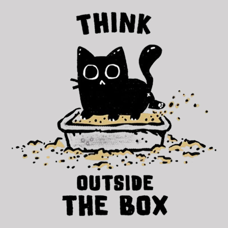 Think Outside The Cat Box Geek T-Shirt
