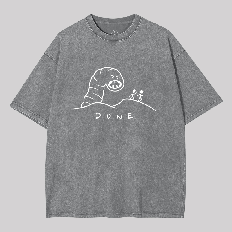 Run from the Worm Geek Washed T-shirt