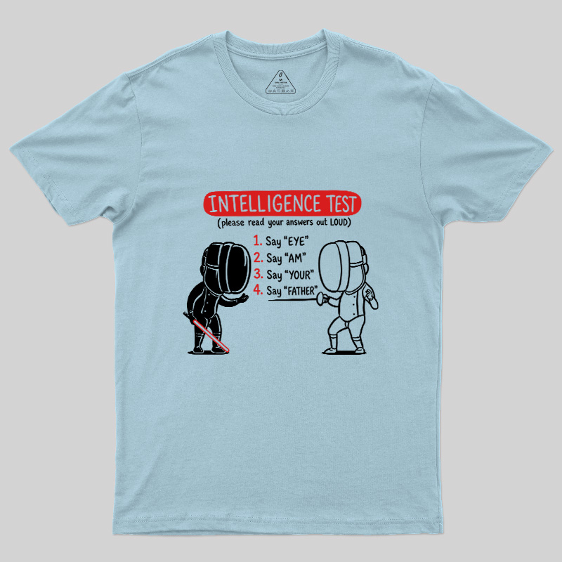 Intelligence Test Geek T-Shirt
