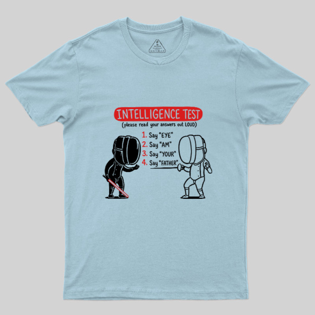 Intelligence Test Geek T-Shirt