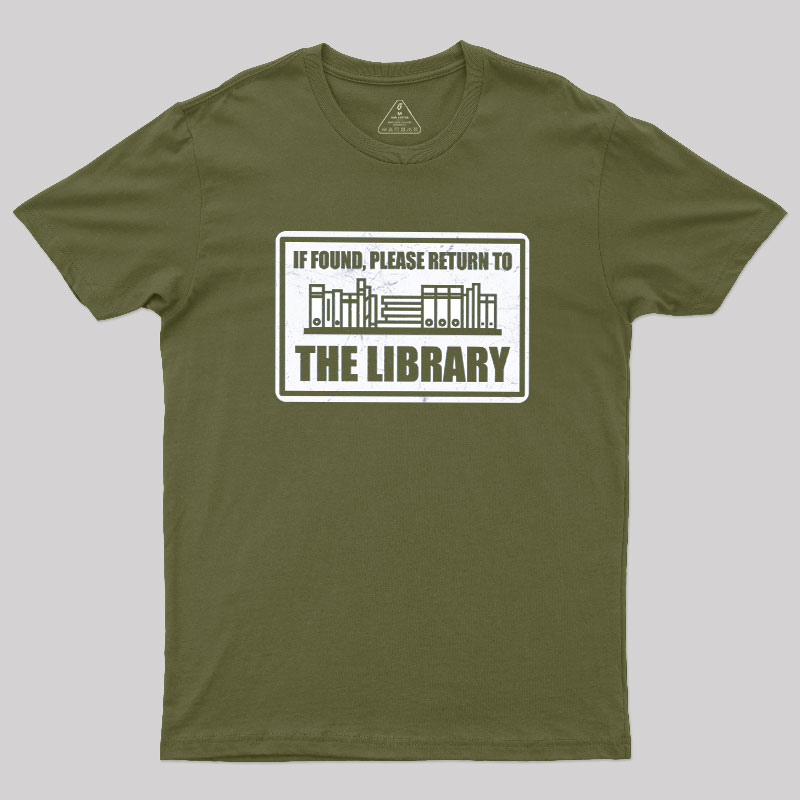 Return to the Library Geek T-Shirt