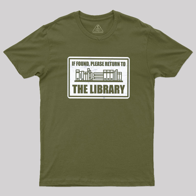 Return to the Library Geek T-Shirt