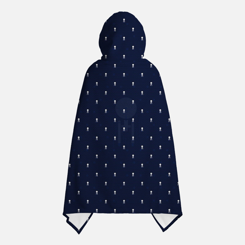 USS Enterpris Icon Flannel Cloak