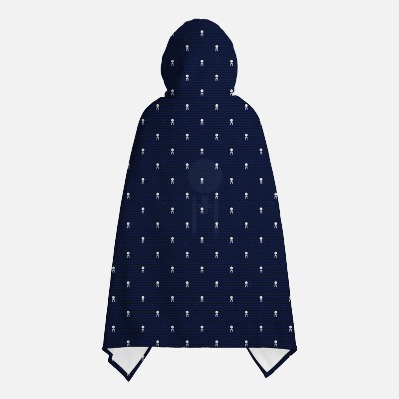 USS Enterpris Icon Flannel Cloak