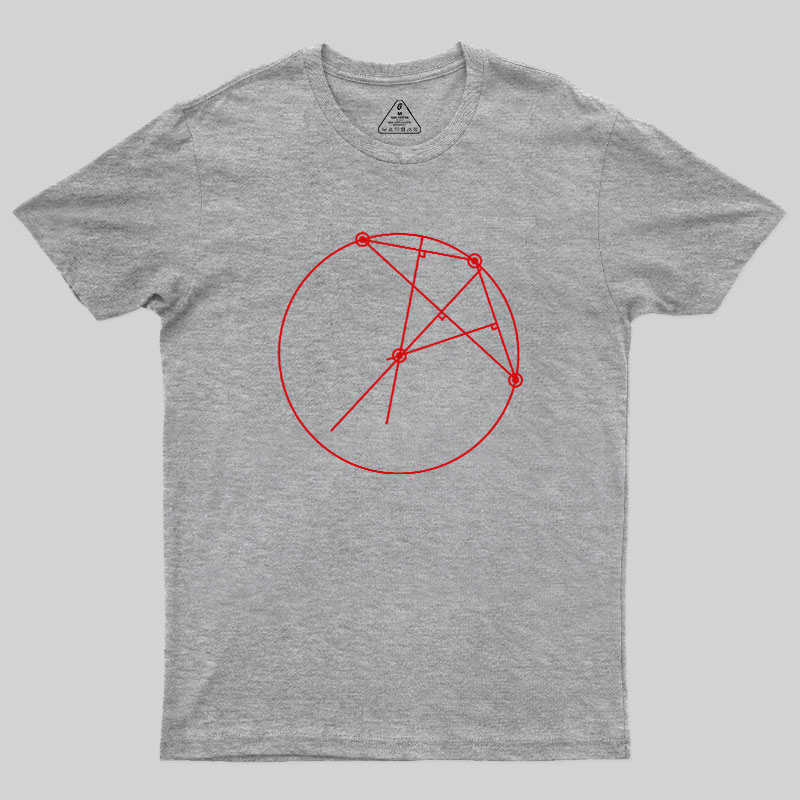 A Circle Completely Surrounding The Upside Down Geek T-Shirt