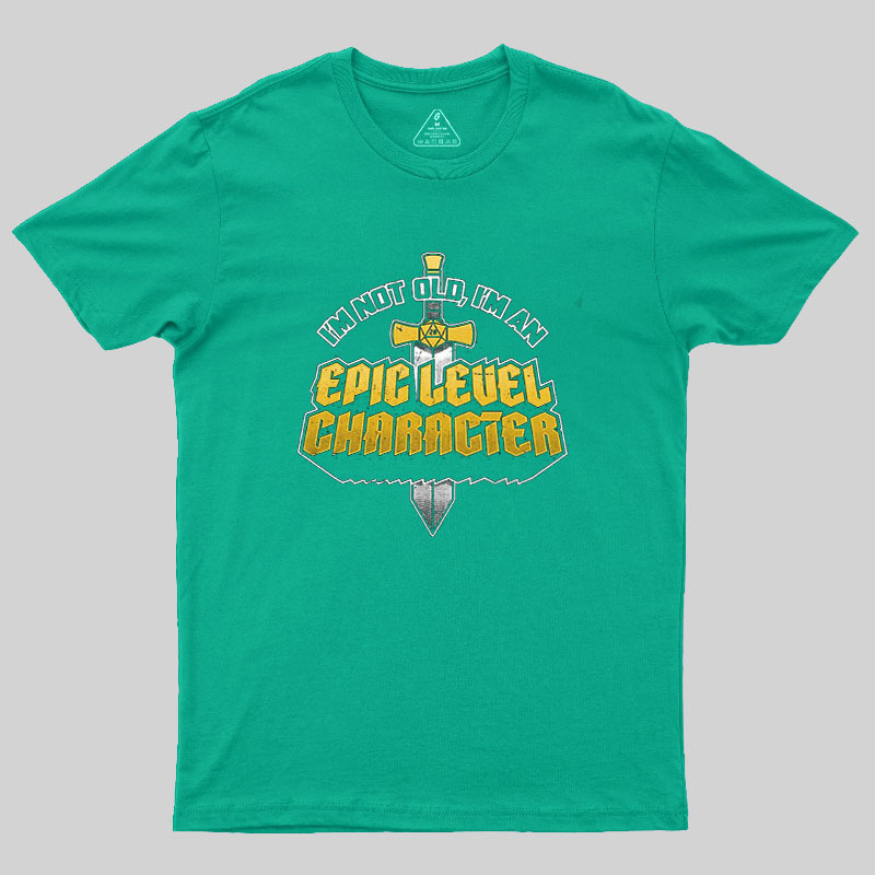 Old RPG Epic Character Geek T-Shirt