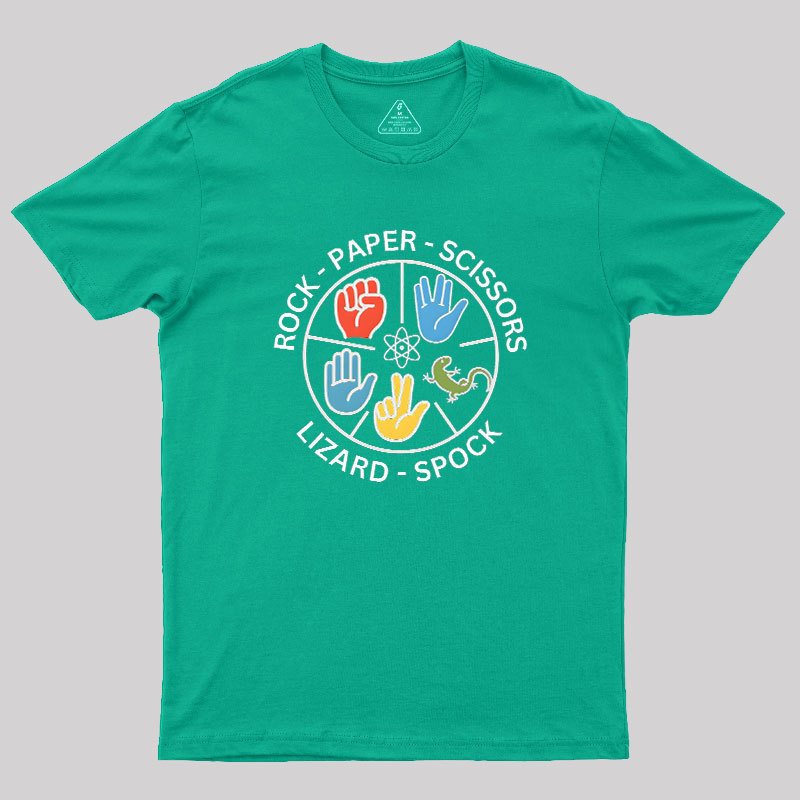 Rock Paper Scissors Geek T-Shirt