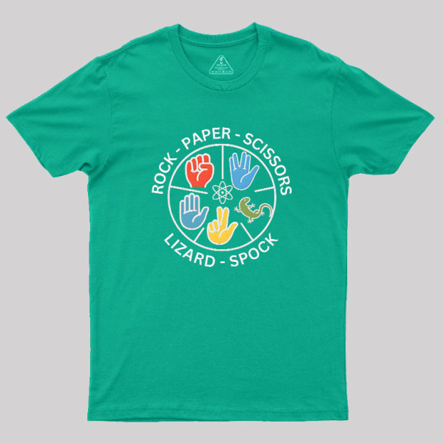 Rock Paper Scissors Geek T-Shirt