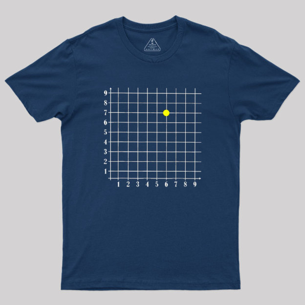 Coordinate 6 7 Funny Math Geek T-Shirt