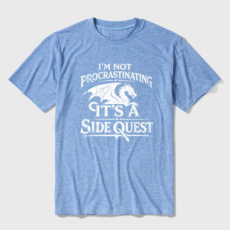 I'm Not Procrastinating It's A Side Quest Ultra Soft Heather Tee